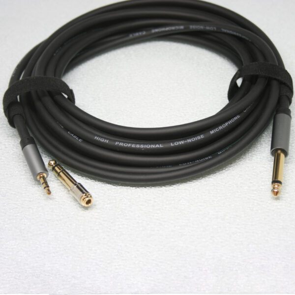 Cable de 6.35 TS a 3.5 TRS