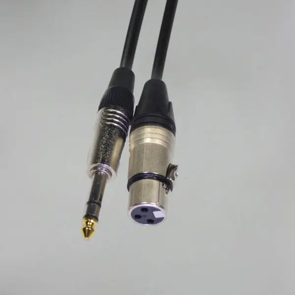 Cable XLR hembra a TRS 6.35 @ 5 m