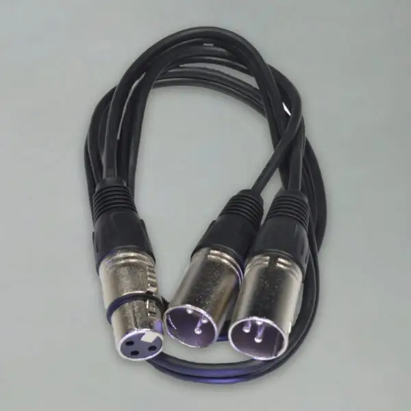 Cable XLRf a 2XLRm
